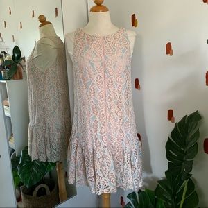 Delicate Lace Pastel Spring Dress 🍰 🌸